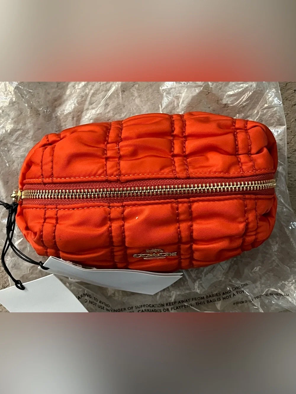 Coach Small Boxy Cosmetic Case C4224 IM/Mango
